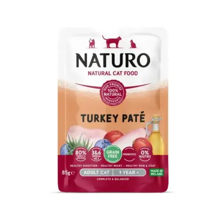 Naturo Grain Free Adult Indyk Pasztet 85g